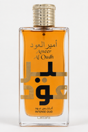 Lattafa Ameer Al Oudh Intense Oud EDP 100ml label detail – NOXAEL