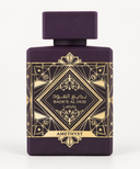 Lattafa Bade'e Al Oud Amethyst EDP 100ml label detail – NOXAEL