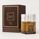Lattafa Khamrah Qahwa EDP 100ml bottle and box – NOXAEL